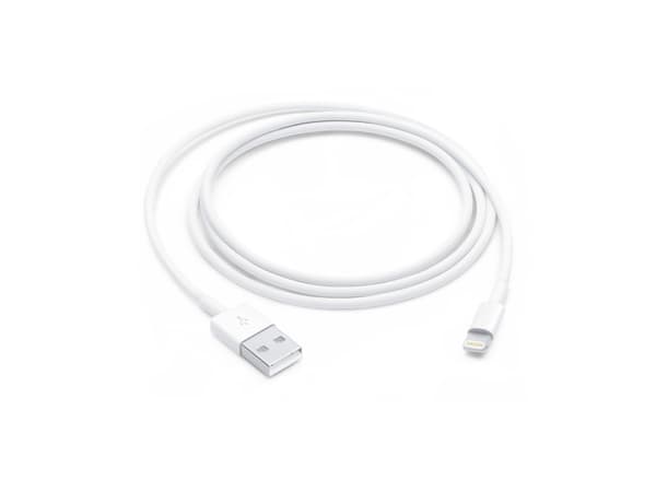 Apple MUQW3ZM/A, 1 m, Lightning, USB A, Hankjønn, Hankjønn, Hvit