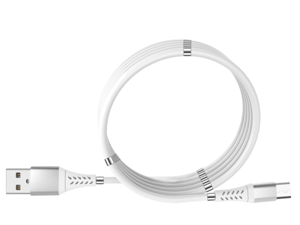 GadgetMonster Magnetisk USB-A-Mikro-USB laddkabel, 1m