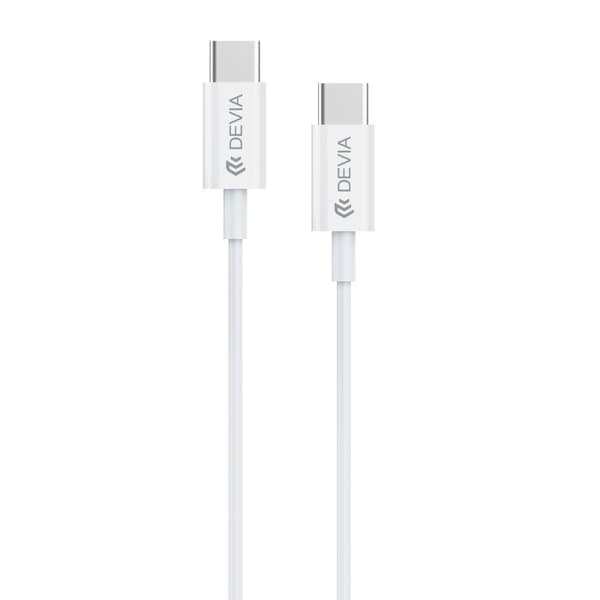 Devia kabel Smart EC042 PD USB-C - USB-C 60W 3A hvid