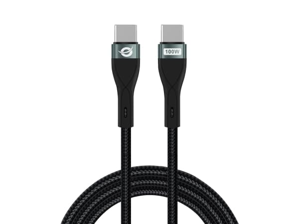 Conceptronic ETTA01B12, 1,2 m, USB C, USB C, USB 2.0, 0,48 Gbit/s, Svart