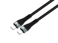 Miniatyrbild 1 av 5: Conceptronic ETTA01B12, 1,2 m, USB C, USB C, USB 2.0, 0,48 Gbit/s, Svart