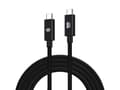 Miniatyrbild 2 av 5: Conceptronic ETTA04B12, 1,2 m, USB C, USB C, USB4 Gen 3x2, 40 Gbit/s, Svart