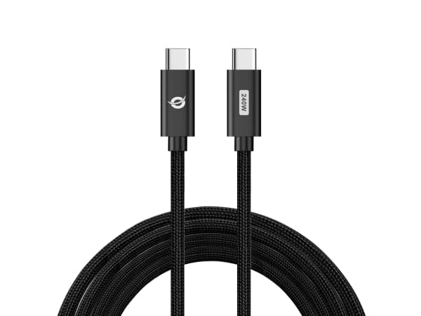 Conceptronic ETTA03B12, 1,2 m, USB C, USB C, USB 2.0, 0,48 Gbit/s, Svart
