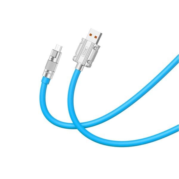 XO kabel NB227 USB - microUSB 1,2 m 6A blå