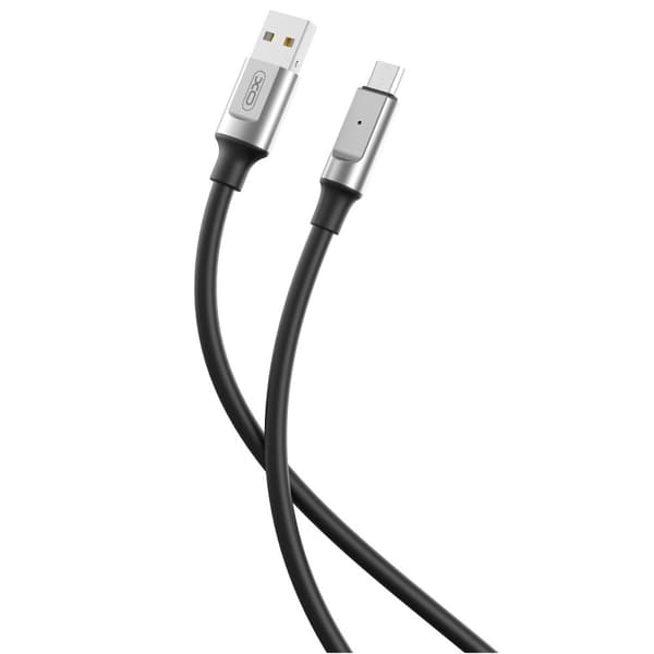 XO kabel NB251 USB - microUSB 1,0 m 6A svart