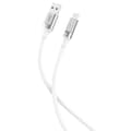 Miniatyrbild 1 av 2: XO kabel NB251 USB - microUSB 1,0 m 6A vit