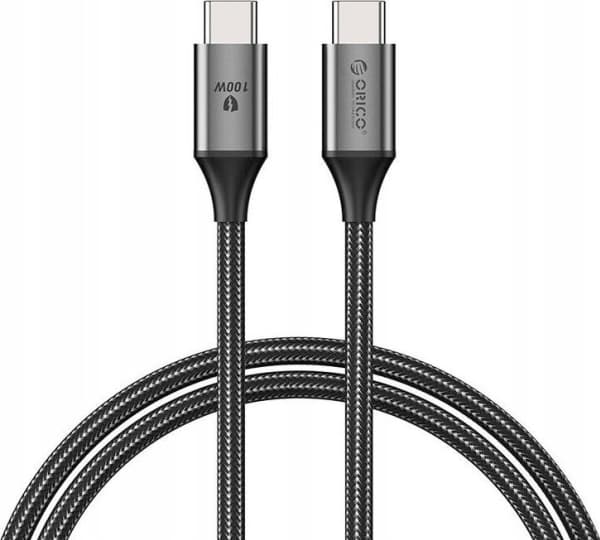 Orico USB-kabel Orico 100W USB-C til USB-C ladekabel (svart)