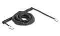 Miniatyrbild 3 av 3: Delock - Telefonkabel - RJ-11 (hane) till RJ-45 (hane) - 10 m - lindad - svart