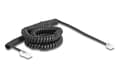 Miniatyrbild 3 av 3: Delock - Telefonkabel - RJ-45 (hane) till RJ-11 (hane) - 5 m - lindad - svart