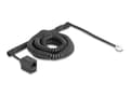 Miniatyrbild 1 av 3: Delock - Telefonkabel - RJ-11 (hane) till RJ-45 (hona) - 10 m - lindad - svart