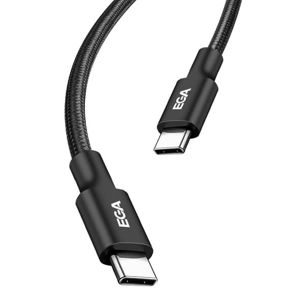Snabbladdande USB-C till USB-C 3A , 1m, Svart