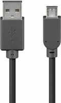 Miniatyrbild 2 av 2: Cablexpert USB-A till Micro-B-kabel, 1,8 m, svart