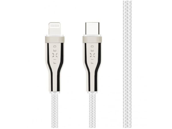 Kiinteä Kiinteä | Punottu kaapeli USB-C/Lightning, 2 m | FIXDB-CL2-WH FIXDB-CL2-WH