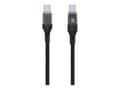 Pikkukuva 1 / 3: Korjattu Korjattu | USB-C/USB-C-kaapeli näytöllä, PD-tuki, 1,2m, USB 2.0, 100W | FIXDD-CC12-BK