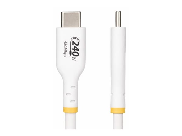 StarTech.com 1m USB C Charging Cable, USB-IF Certified USB-C Cable, 240W - USB-kabel - 24 pin USB-C (hann) til 24 pin USB-C (hann) - USB 2.0 - 48 V -