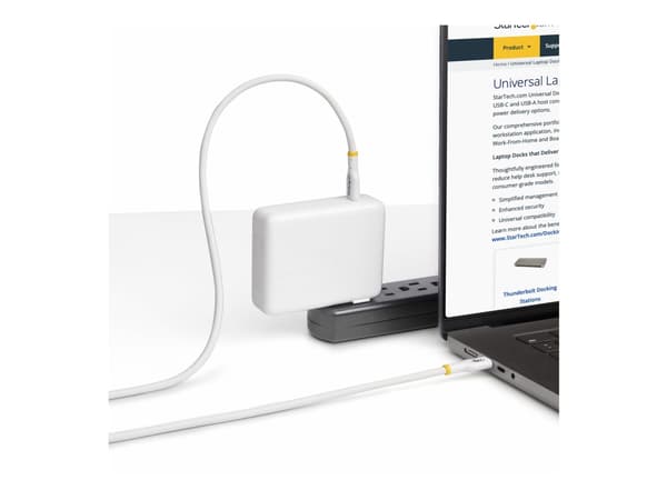StarTech.com 1m USB C Charging Cable, USB-IF Certified USB-C Cable, 240W - USB-kabel - 24 pin USB-C (hann) til 24 pin USB-C (hann) - USB 2.0 - 48 V -