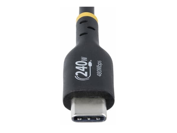 StarTech.com 3m USB-C Charging Cable, USB-IF Certified USB C Cable, 240W PD EPR, USB 2.0 Type-C Laptop Charger Cord, USB-C Data Transfer Cable, TPE J
