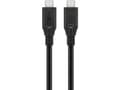 Miniatyrbild 1 av 5: Goobay 74207, 2 m, USB C, USB C, USB 3.2 Gen 1 (3.1 Gen 1), Svart