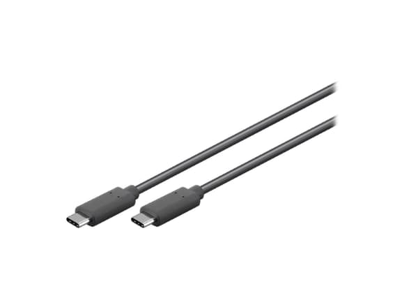 Goobay 38872, 0,5 m, USB C, USB C, USB 3.2 Gen 2 (3.1 Gen 2), 20 Gbit/sek., Sort