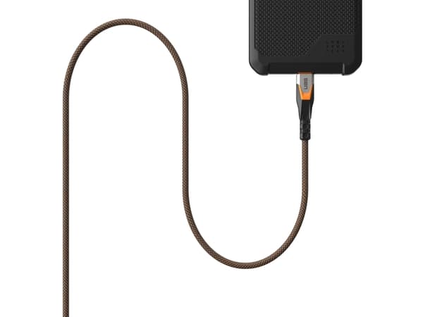 Urban Armor Gear 9B4415114097, 0.75 m, USB C, USB C, USB 3.2 Gen 2x2, 0.48 Gbit/s, Black, Orange