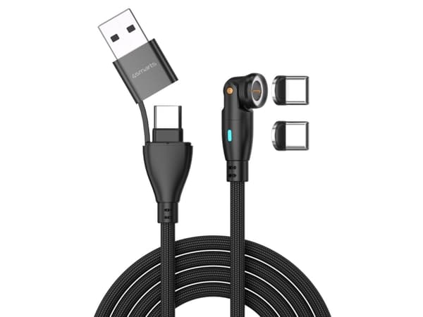 4smarts 541235, 1,8 m, USB C, USB C, USB 2.0, 0,48 Gbit/s, Svart