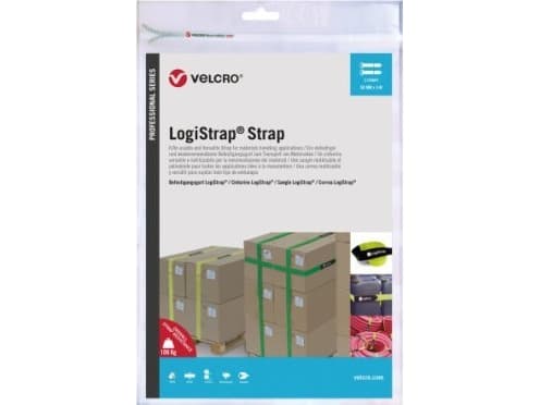 Borrelås VELCRO Logistrap stropp 50 mm x 4 m, 2 stk, gul