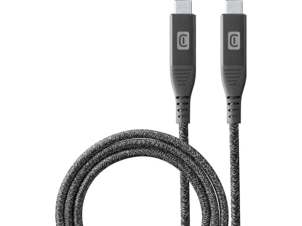 Cellularline 8018080450709, 1 m, USB C, USB C, USB 3.2 Gen 1 (3.1 Gen 1), 10 Gbit/s, Svart