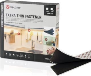TRITON VELCRO Extra tunt fästelement kardborreband 5m kardborreband 50mm svart