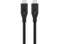 Miniatyrbild 2 av 5: Goobay 74200, 1 m, USB C, USB C, USB 3.2 Gen 1 (3.1 Gen 1), 10 Gbit/s, Svart
