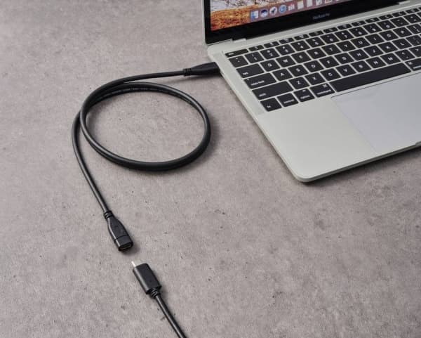 Renkforce RF-5720414, 1 m, USB C, USB C, USB 3.2 Gen 1 (3.1 Gen 1), 5 Gbit/s, Svart