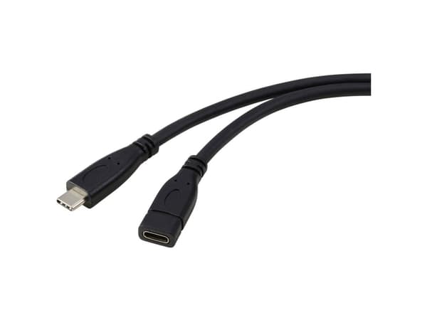 Renkforce RF-5720414, 1 m, USB C, USB C, USB 3.2 Gen 1 (3.1 Gen 1), 5 Gbit/s, Svart