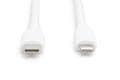 Miniatyrbilde 4 av 5: ASSMANN - Lightning-kabel - 24 pin USB-C hann til Lightning hann - 2 m - enkeltskjermet - MFI-sertifisert - hvit