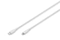 Miniatyrbilde 2 av 5: ASSMANN - Lightning-kabel - 24 pin USB-C hann til Lightning hann - 2 m - enkeltskjermet - MFI-sertifisert - hvit