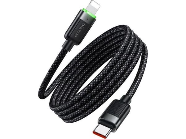 Mcdodo CA-2010 USB-C-Lightning-kaapeli, 36 W, itsekäärittyvä kaapeli