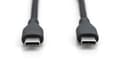 Pikkukuva 3 / 5: Digitus USB-C silicone connection cable, 0.5m, black, 0.5 m, USB C, USB C, USB 2.0, 0.48 Gbit/s, Black, White