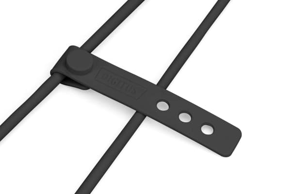 Digitus USB-C silicone connection cable, 0.5m, black, 0.5 m, USB C, USB C, USB 2.0, 0.48 Gbit/s, Black, White