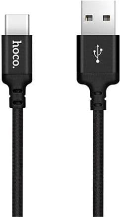 Kabel USB Foxconn USB-A - USB-C 1 m Czarny (17470-uniw)