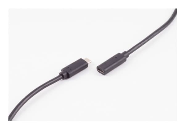shiverpeaks BS13-44015, 0,5 m, USB C, USB C, USB 3.2 Gen 2x2, Hane/Hona, Svart