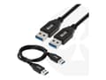 Miniatyrbilde 1 av 5: CLUB3D CAC-1409, 0,5 m, USB A, USB A, USB 3.2 Gen 2 (3.1 Gen 2), 10 Gbit/sek., Sort