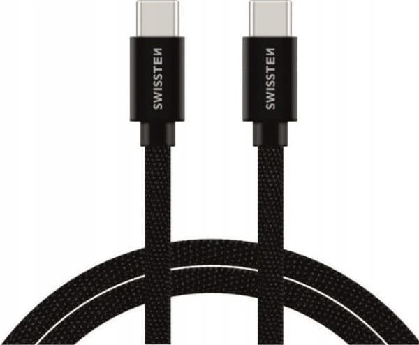 USB-kaapeli Swissten Universal-kaapeli Swissten USB-C 3.1, 1,2 m, musta
