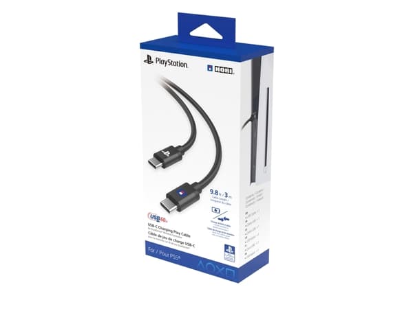 HORI - USB-kaapeli - 24-nastainen USB-C (uros) - 24-nastainen USB-C (uros) - 20 V - 3 A - 3 m