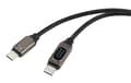 Miniatyrbild 2 av 5: Renkforce RF-6249498, 2 m, USB C, USB C, USB 2.0, 0,48 Gbit/s, Svart, Metallisk