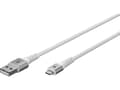 Miniatyrbild 3 av 5: Goobay 74512, 2 m, Lightning, USB A, Hankontakt, Hankontakt, Vit