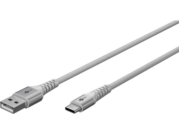 Goobay 74532, 3 m, USB C, USB A, USB 2.0, 0,48 Gbit/s, Vit
