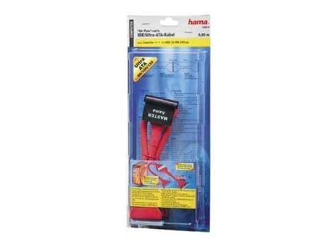 Hama Internal Ultra ATA Round Cable, 0.6m, 0,6 m, Rød