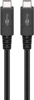 Miniatyrbillede 3 af 7: Goobay Sync & Charge USB-C™-kabel, USB4™ Gen 3x2, 240 W, 0,7 m USB-C™-kontakt > USB-C™-kontakt
