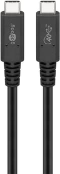 Miniatyrbillede 2 af 7: Goobay Sync & Charge USB-C™-kabel, USB4™ Gen 3x2, 240 W, 0,7 m USB-C™-kontakt > USB-C™-kontakt