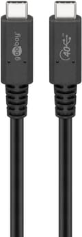Miniatyrbillede 1 af 7: Goobay Sync & Charge USB-C™-kabel, USB4™ Gen 3x2, 240 W, 0,7 m USB-C™-kontakt > USB-C™-kontakt
