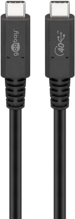 Goobay Sync & Charge USB-C™-kabel, USB4™ Gen 3x2, 240 W, 0,7 m USB-C™-kontakt > USB-C™-kontakt