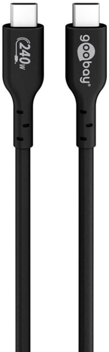 Goobay Synkroniser og lad USB-C™-kabel, USB 2.0, 240 W, 1 m USB-C™-plugg > USB-C™-plugg